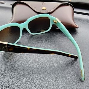 Ralph Ralph Lauren RA 5049 601/T5 Turquoise Sunglasses Brown Polarized Lens.